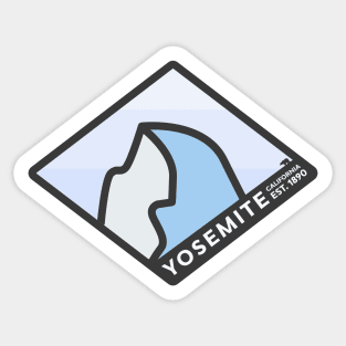 Yosemite Half Dome Sticker